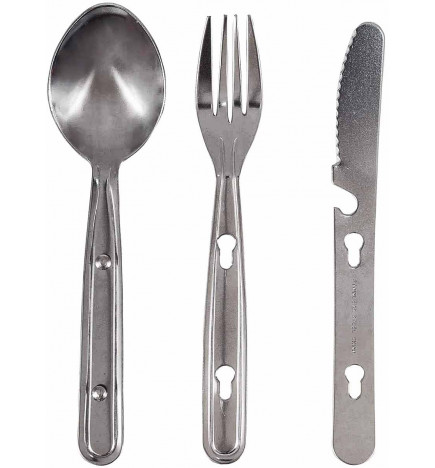 Stainless Steel Camping Cutlery Set 5034358090012