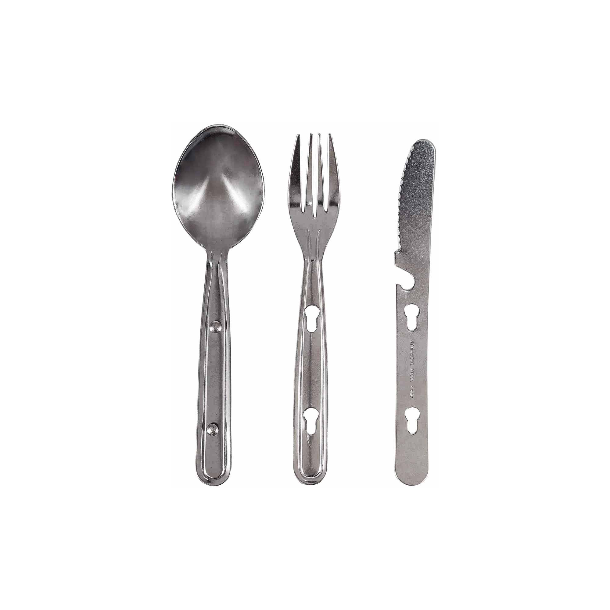 Stainless Steel Camping Cutlery Set 5034358090012