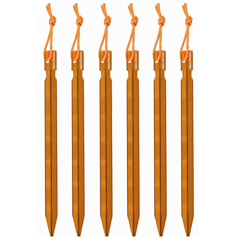 Piquetas Arrow de 18 cm para tienda Highlander 5034358882617