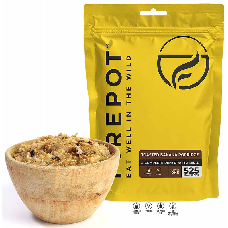 Porridge aux bananes grillées FirePot 5060517783686