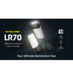 Lanterna da bivacco NiteCore LR70 3000 lumen