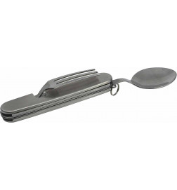 Couvert campeur inox