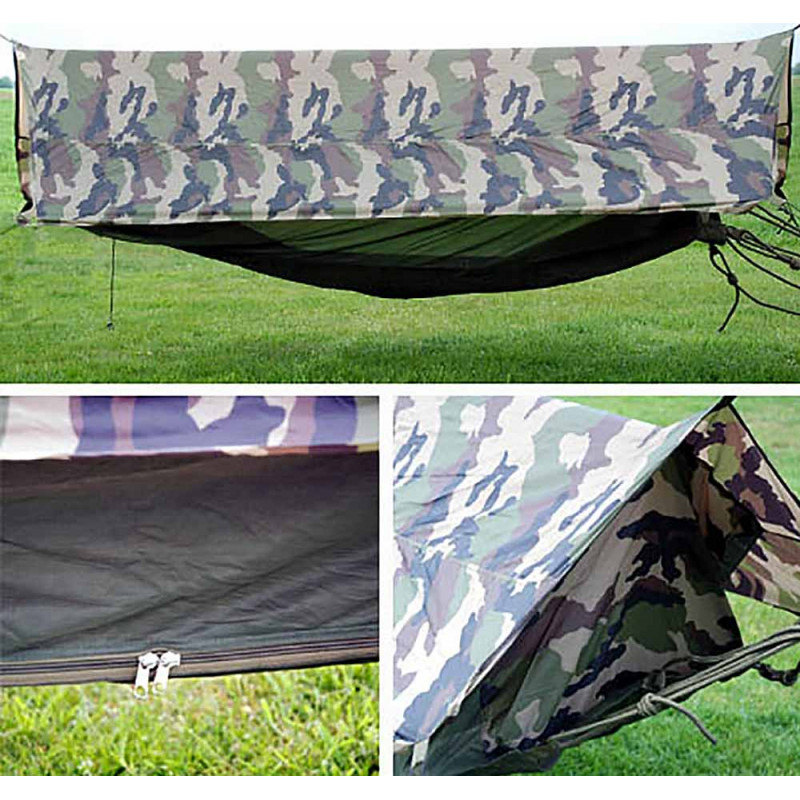 Hamac BattlBox Jungle Avec Moustiquaire Et Sangles - Vert - Neuf