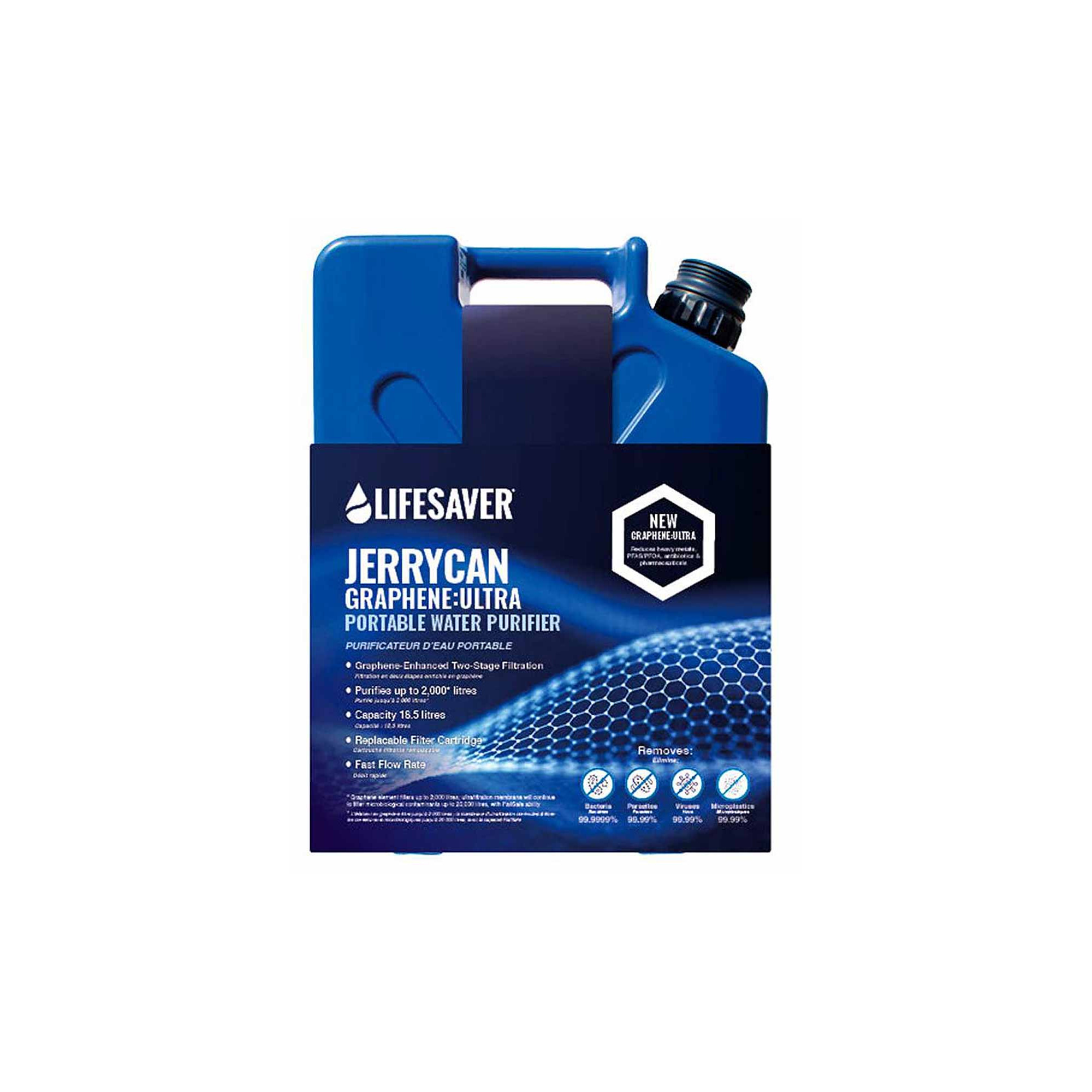 Filtro per l'acqua LifeSaver Graphene Jerrycan