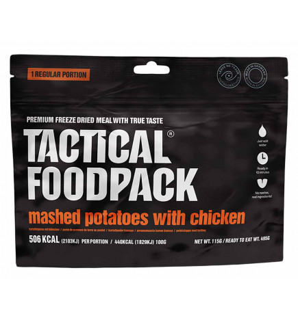 Puré de Batatas Liofilizado com Frango