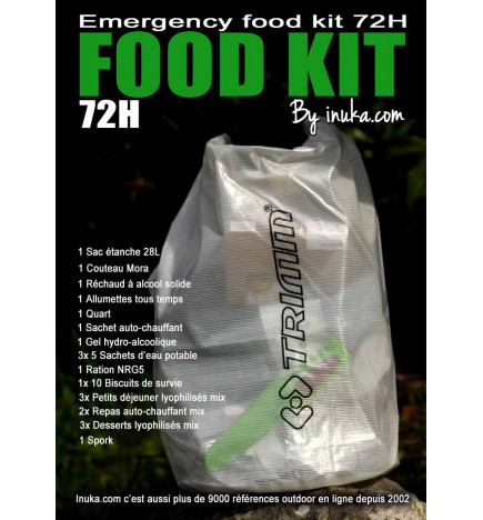 Kit Alimentaire d'urgence 72H