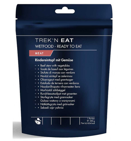 Sauté de boeuf aux légumes appertisé de Trek'n Eat 4015753351015