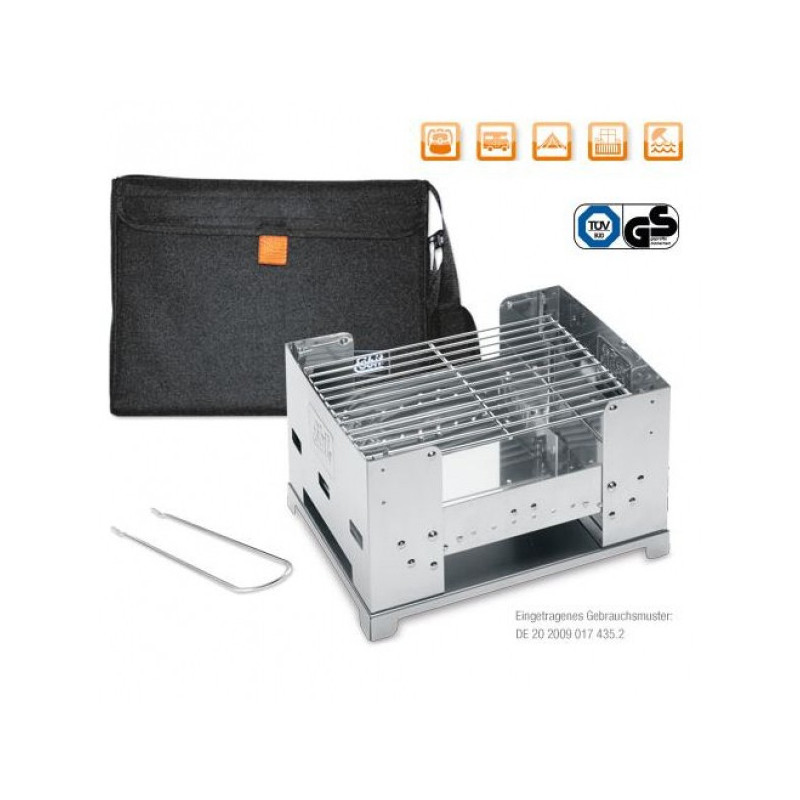 Barbecue à charbon pliable