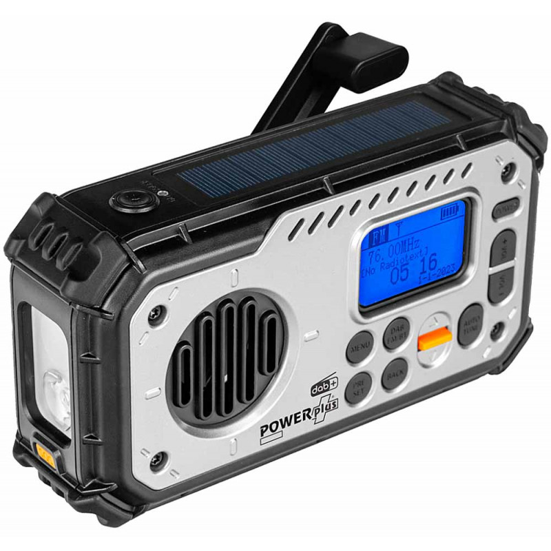 Power Plus Bison USB Dynamo Solar Emergency Radio with DAB 8717853706127 Power Plus Bison USB Dynamo Solar Emergency Radio with DAB 8717853706127