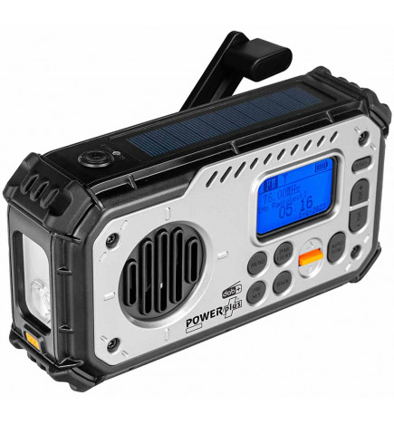 Power Plus Bison USBダイナモソーラー緊急ラジオ（DAB対応）8717853706127