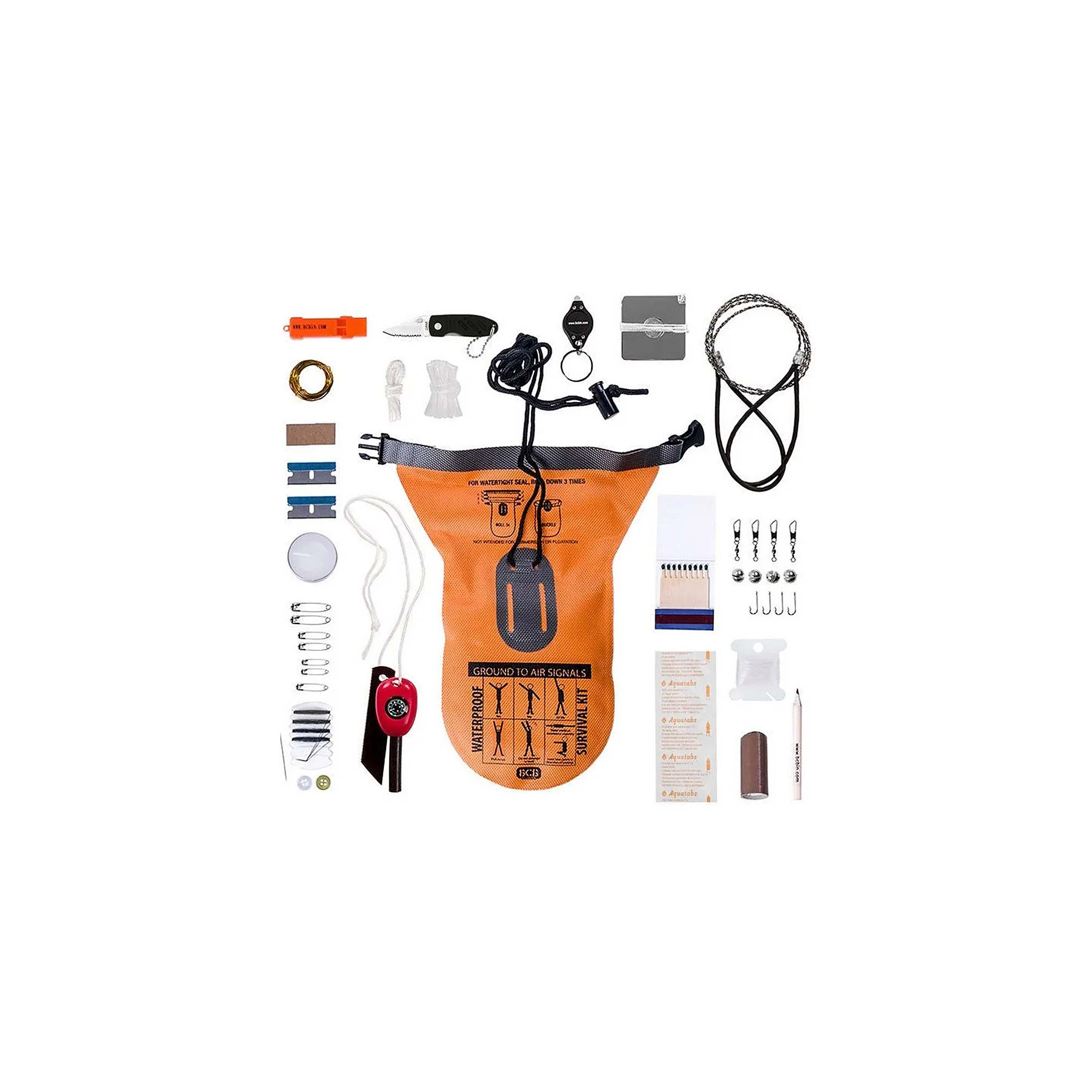 Kit de supervivencia impermeable BCB 5016549975063 completo Kit de supervivencia impermeable BCB 5016549975063 completo
