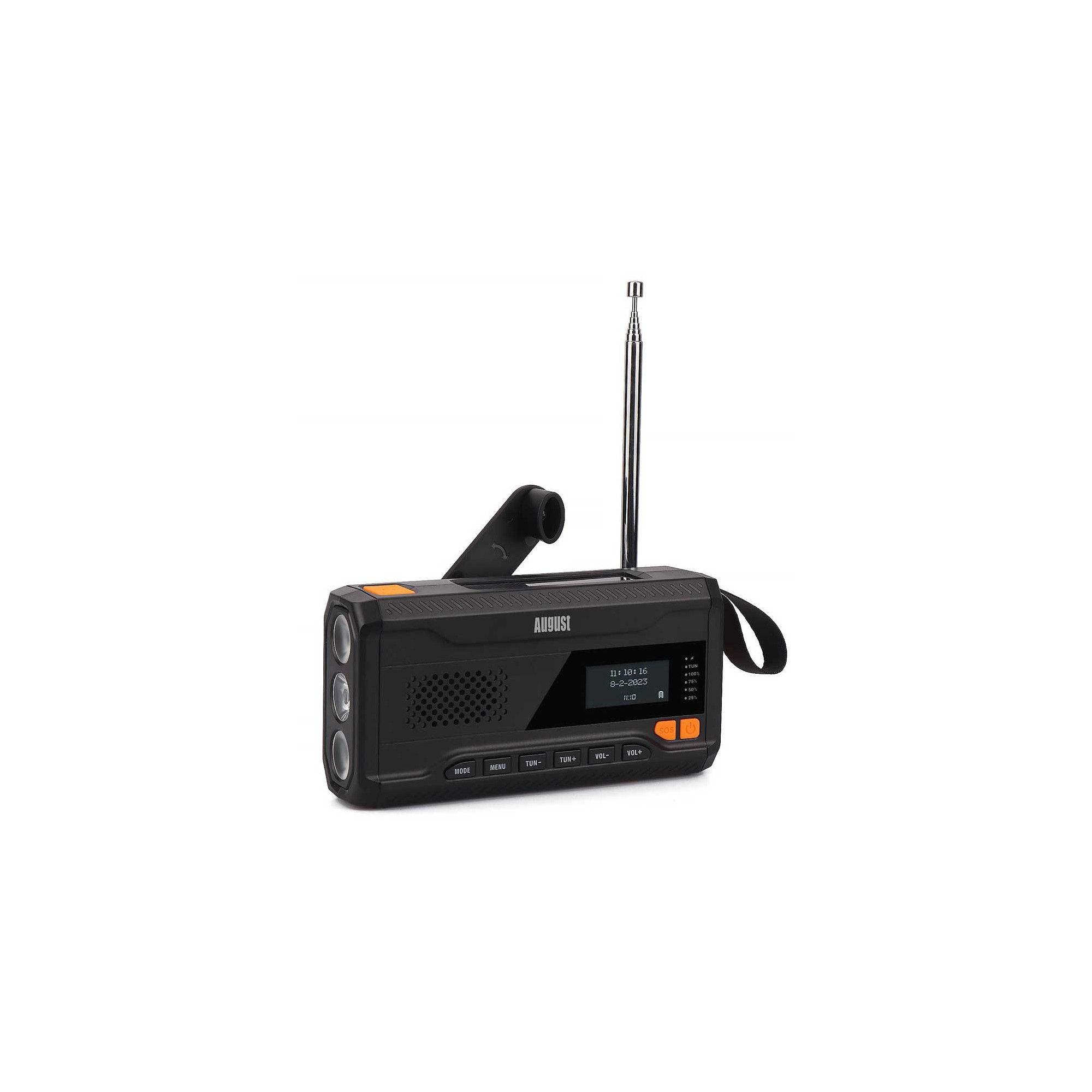Radio d'urgence Solaire Dynamo USB 5053047010179 Radio d'urgence Solaire Dynamo USB 5053047010179
