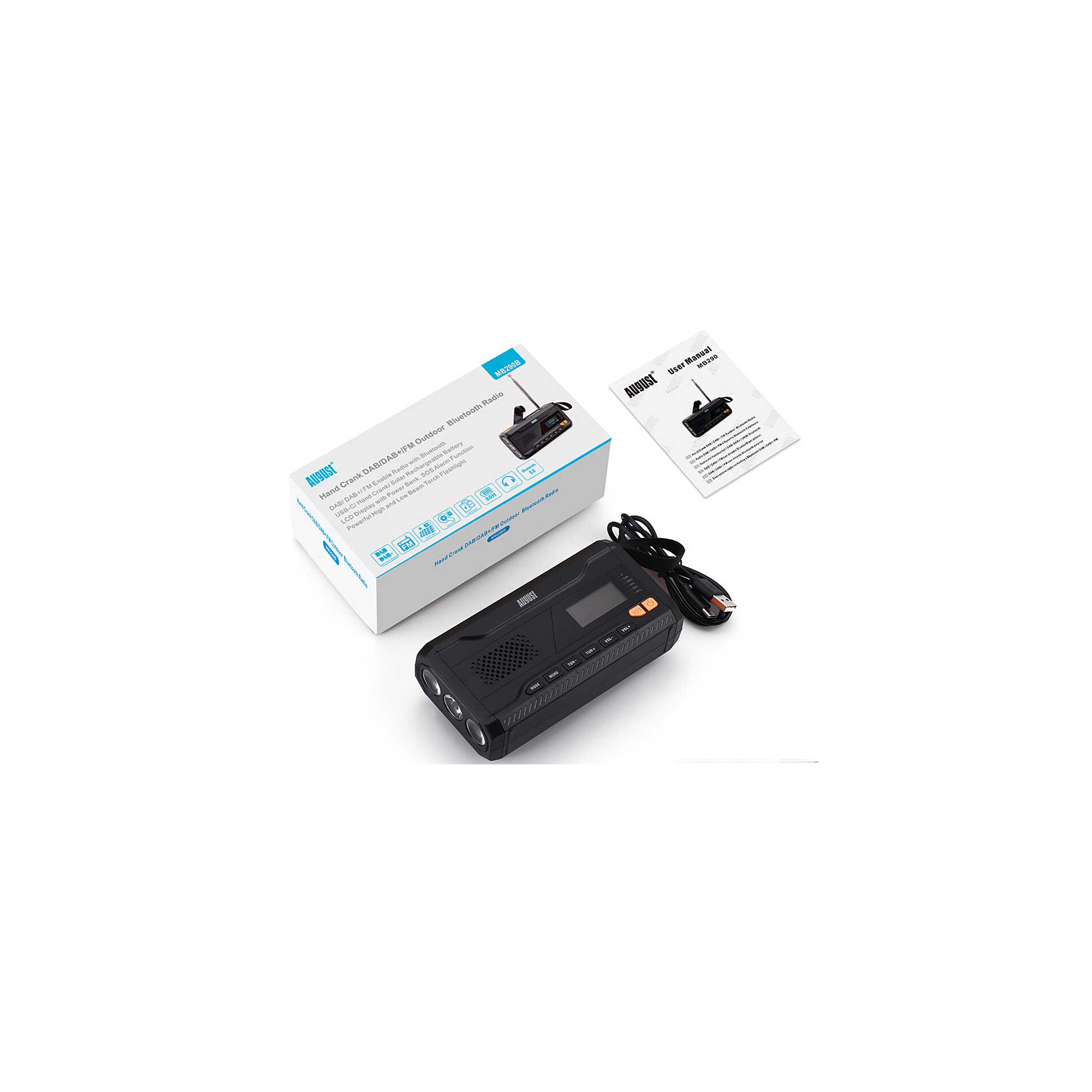 Mb290 Radio de supervivencia solar Dynamo DAB - Equipos de supervivencia ...