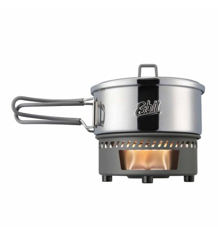Set da campeggio e fornello Esbit 1000 in acciaio inossidabile 4260149873996