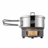 Set da campeggio e fornello Esbit 1000 in acciaio inossidabile 4260149873996
