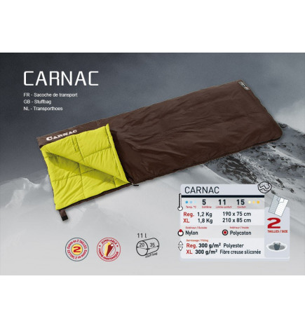 Schlafsack Carnac Chocolate WILSA