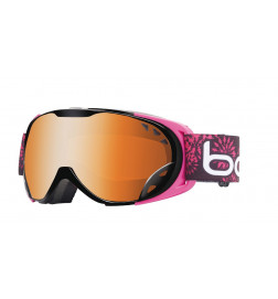 Masque de ski Duchess Black & Pink Flower Power