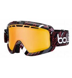Masque de ski Nova II Shiny Black & Red