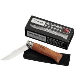 Luxury OPINEL n°8 knife with ice polished stainless steel blade