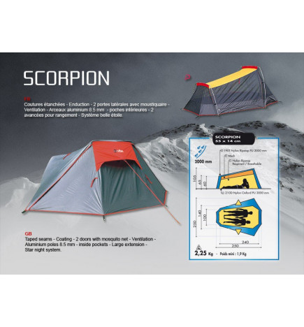 Tente Scorpion 2 WILSA