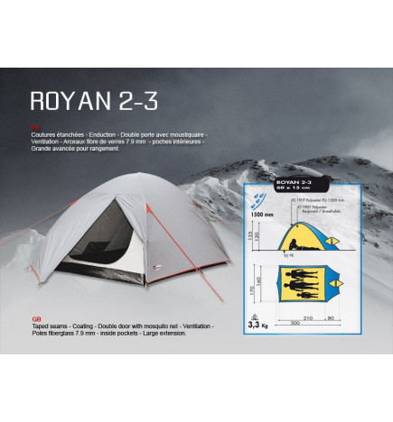 Royan 2 camping tent