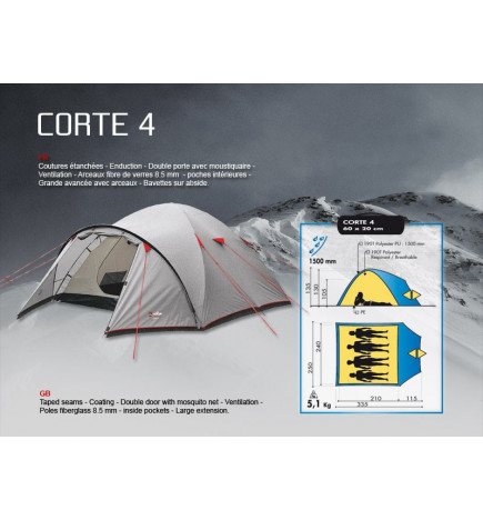 Corte 4 Backpacking Tent