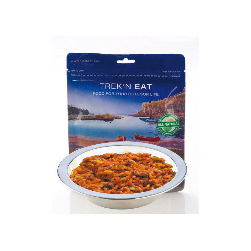 Ternera liofilizada y pasta húngara de Trek'n Eat Lyo food Inuka