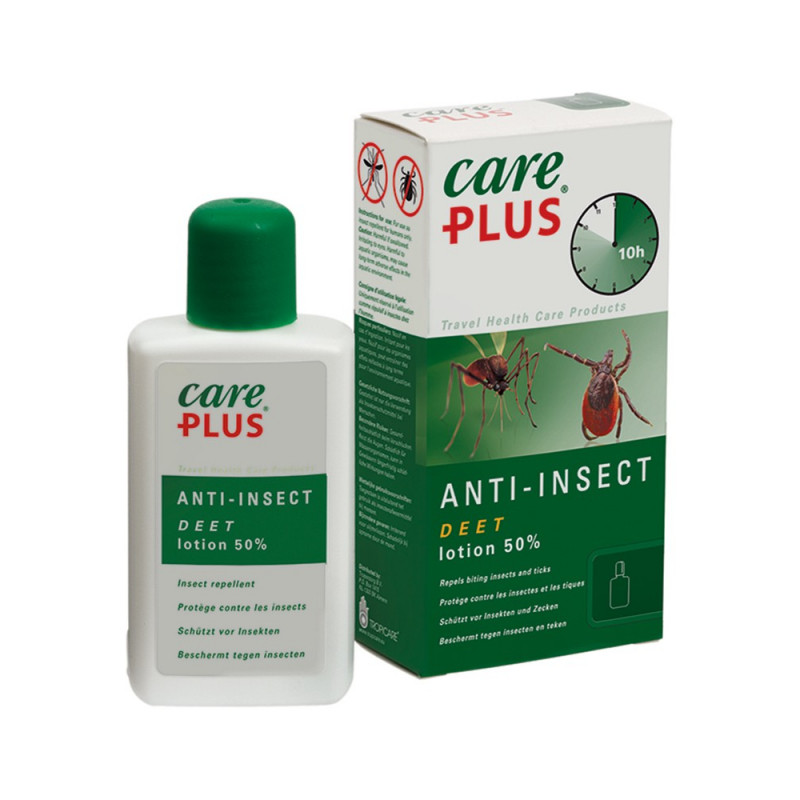 Care-Plus - Lotion répulsive DEET 50 ml - Répulsif insectes - Inuka
