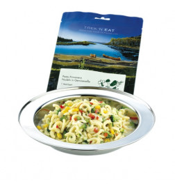 Freeze-dried meal Pasta primavera with mixed vegetables