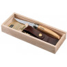 OPINEL pen case with tapered knife olive handle and Alpine case