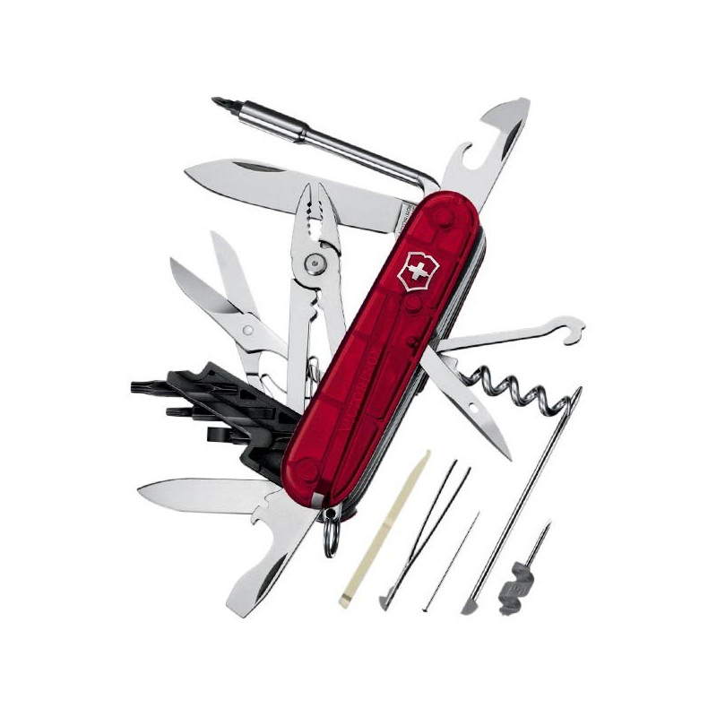 スイス アーミー ナイフ サイバー ツール 34 VICTORINOX レッド