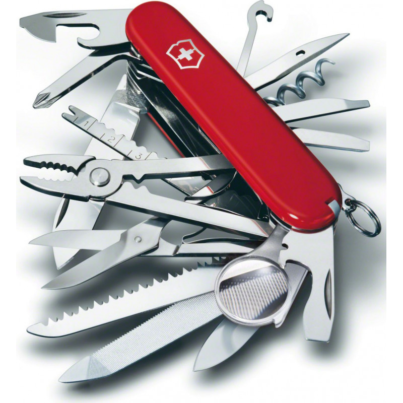 Victorinox - Coltello multifunzione Swiss Champ 33 Function - Coltellino  svizzero - Inuka