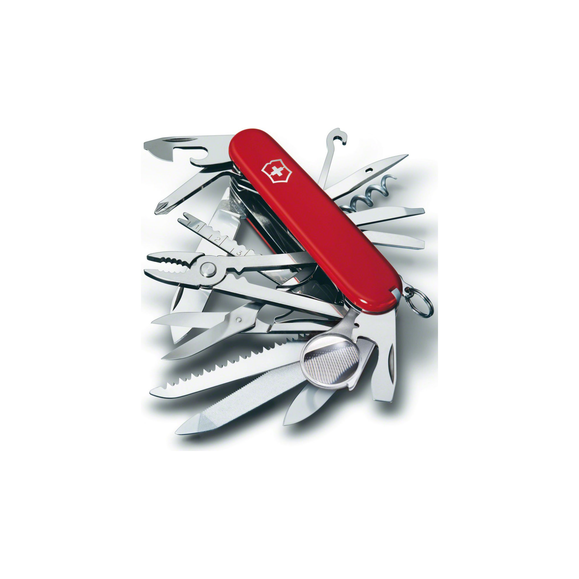 Navaja Suiza Victorinox SwissChamp XLT, Roja Trans. 50 funciones