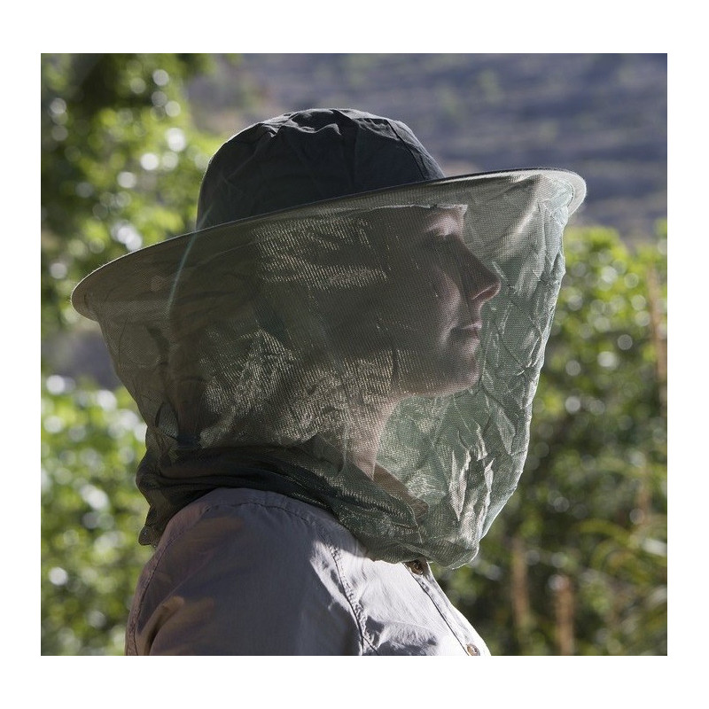 Chapeau Anti-moustiques Avec Filet Protecteur - Unisexe, Léger, Réglable - Pour Jardinage, Camping, Pêche, Randonnée (Gris)