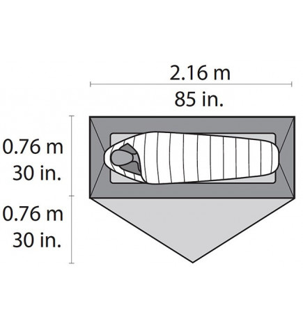Tente de randonnée Hubba NX Solo MSR