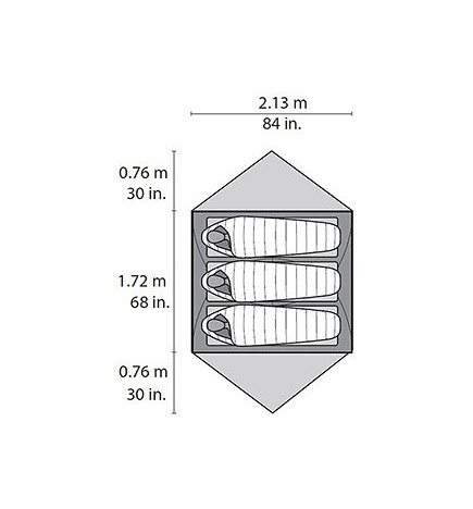 Tente de randonnée Elixir 3 MSR