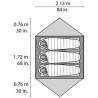 Tente de randonnée Elixir 3 MSR