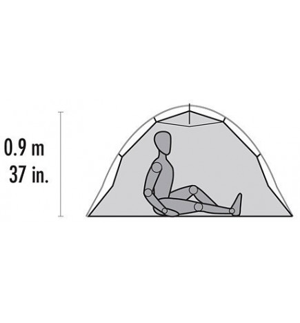Tente Carbon Reflex 1 place MSR