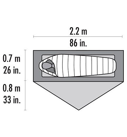 Tente Carbon Reflex 1 place MSR