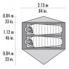 Tente Carbon Reflex 2 places grande randonnée MSR