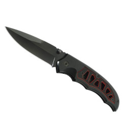 Couteau Herbertz G10 Noir/Rouge 11 cm Inox