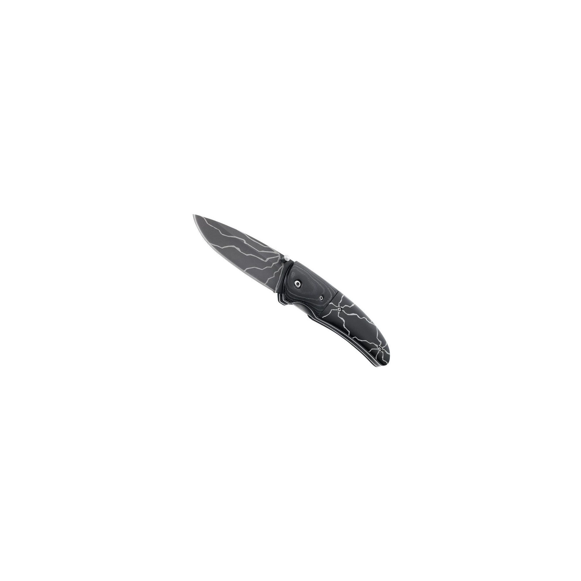Couteau Herbertz Alu Noir Décor 11 cm Inox