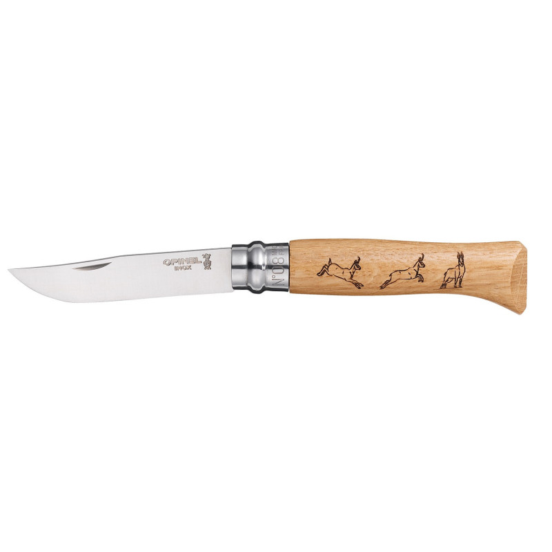 Couteau Opinel N°08 Animalia