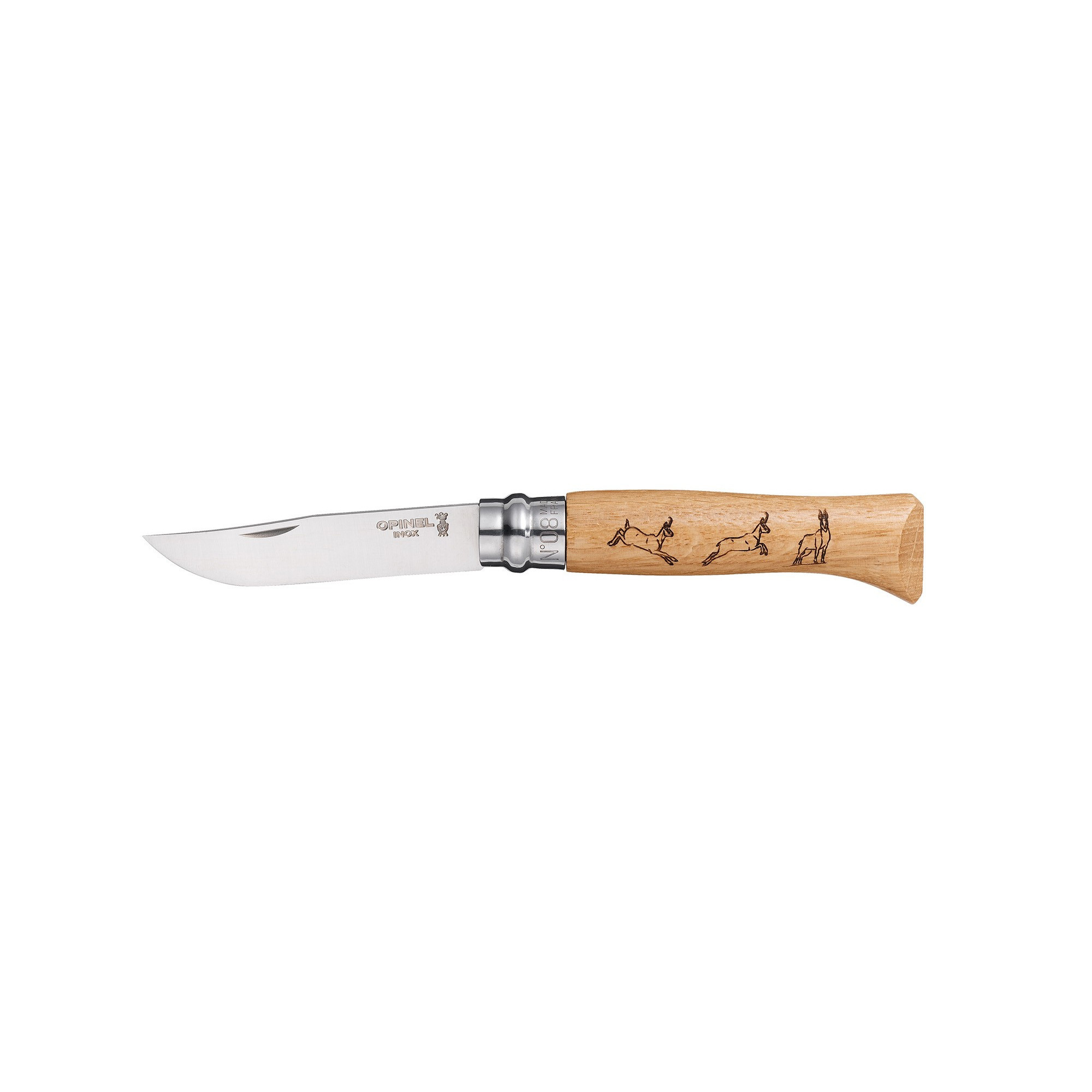 Couteau Opinel N°08 Animalia