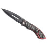 Couteau Herbertz Metal Noir/Rouge 11 cm
