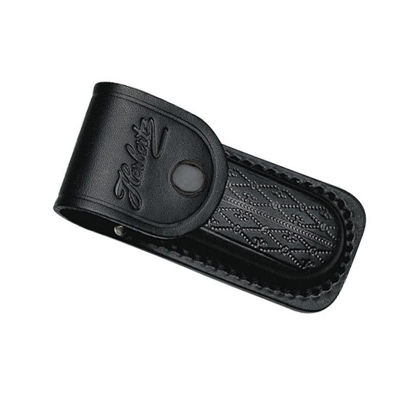 Etui Herbertz Cuir Noir 13 cm