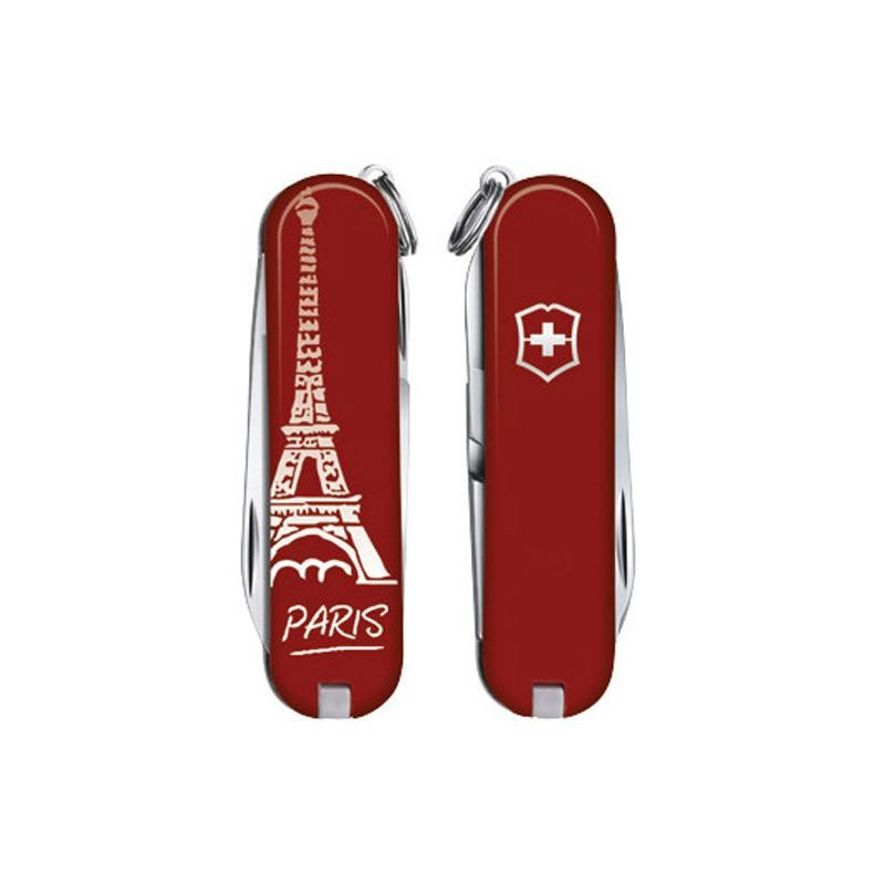 Couteau Victorinox Classic Rouge Tour Eiffel