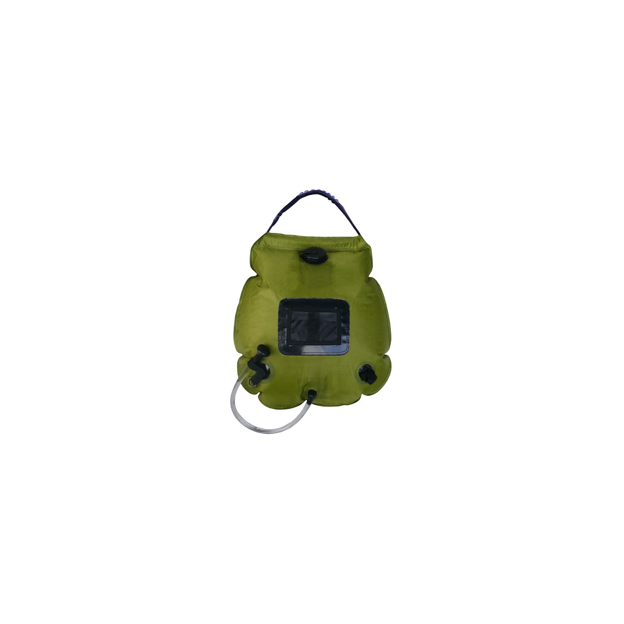 Douche Solaire Portable 20 Litres - Chauffage Solaire Jusqu'à 41°C - Pour Camping, Jardin, Plage - Kit Complet