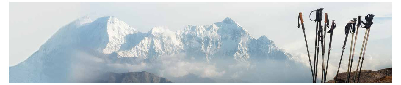 Bastoncini da trail e trekking