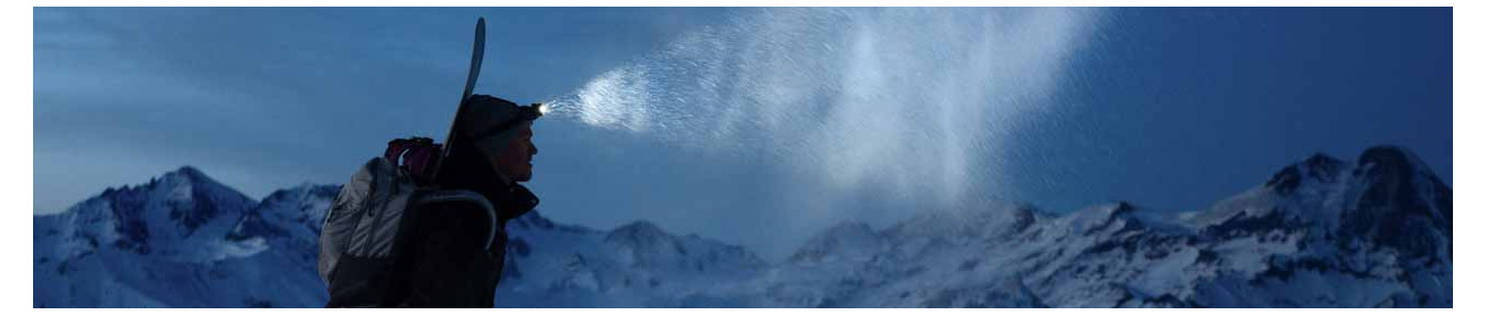 Lampenfronten im Freien